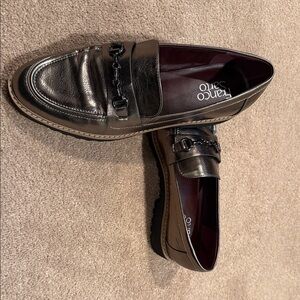 Franco Sarto Women's Metallic Loafers